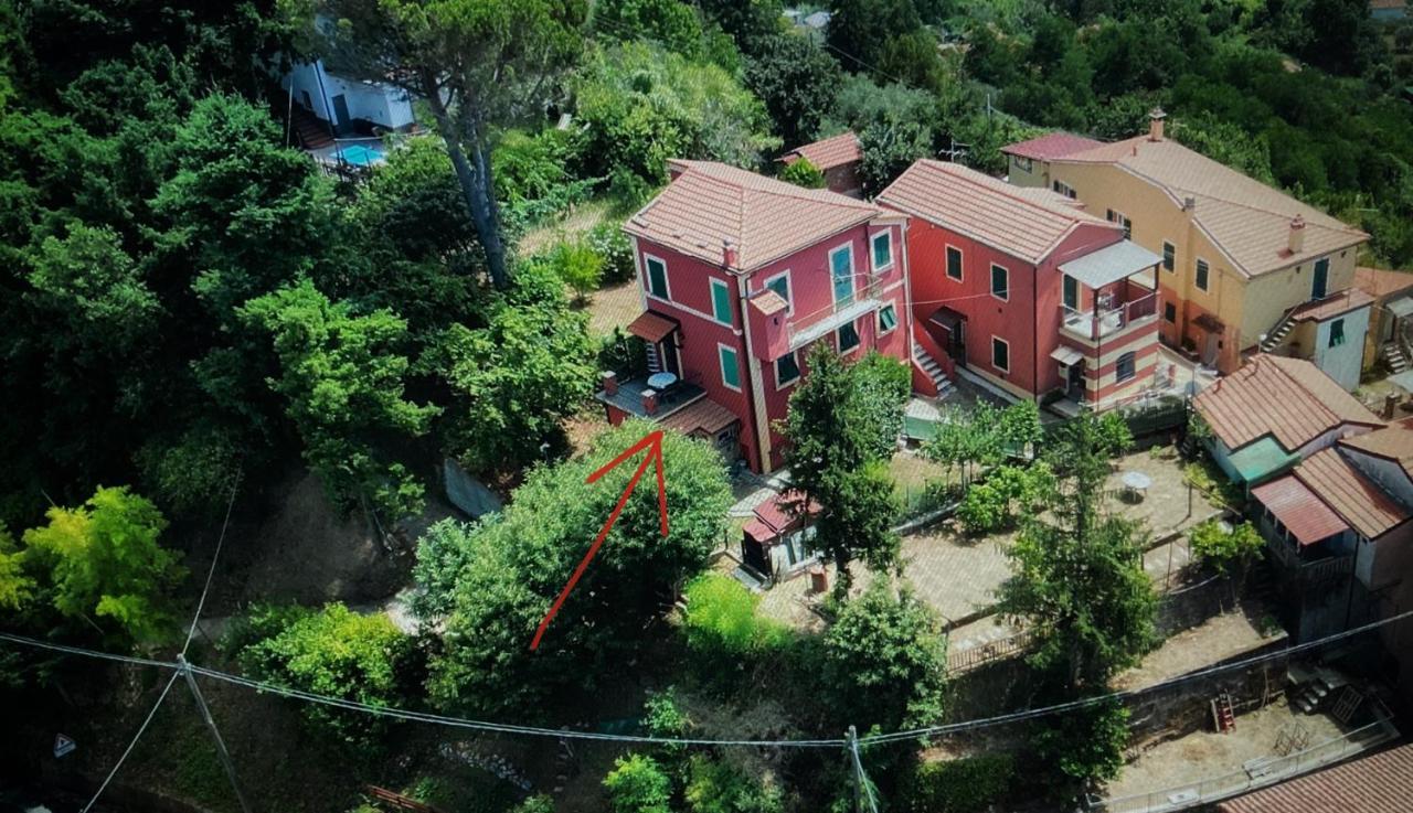 Vila La Casa Rossa Arcola Con Vista Exteriér fotografie