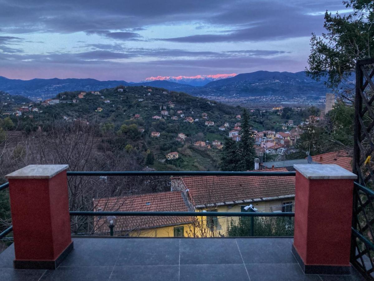 Vila La Casa Rossa Arcola Con Vista Exteriér fotografie