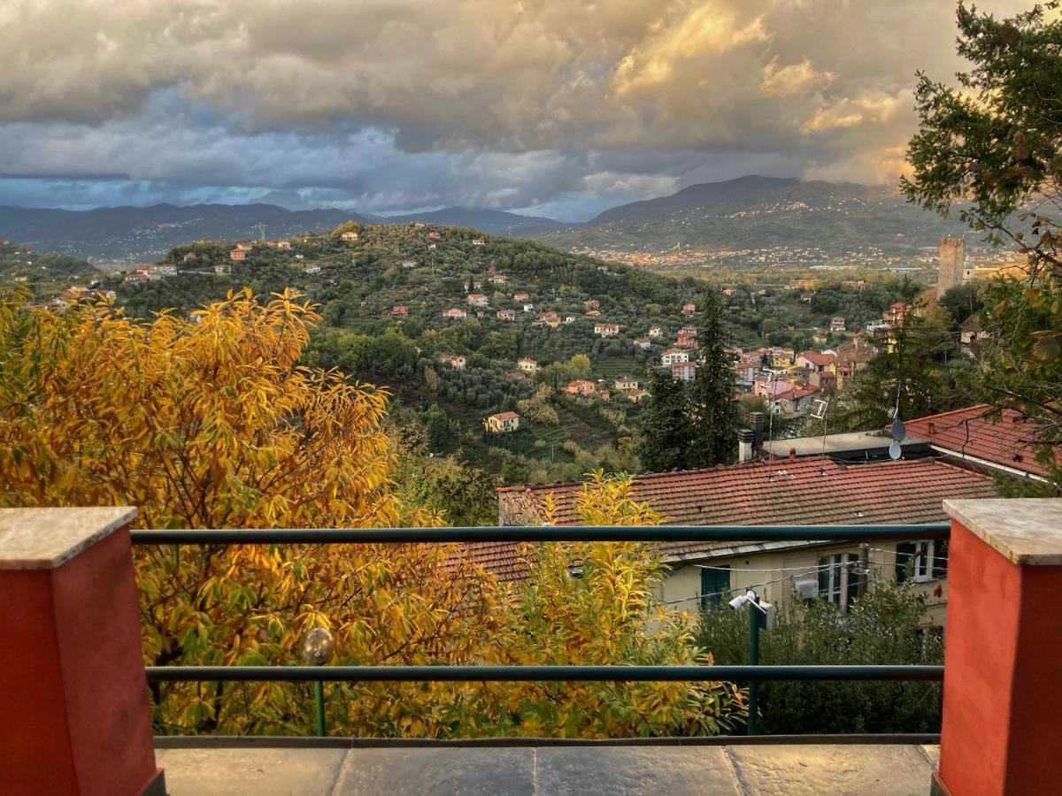 Vila La Casa Rossa Arcola Con Vista Exteriér fotografie