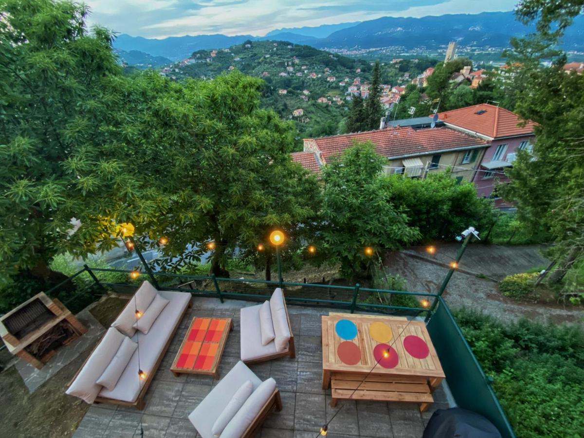 Vila La Casa Rossa Arcola Con Vista Exteriér fotografie