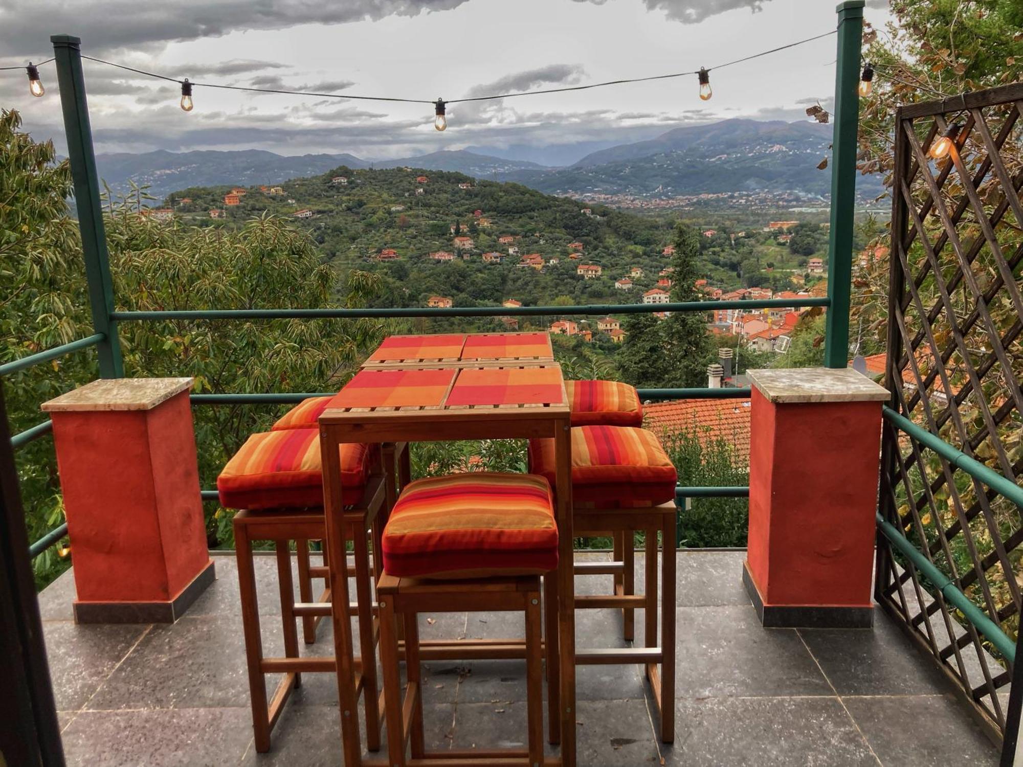 Vila La Casa Rossa Arcola Con Vista Exteriér fotografie