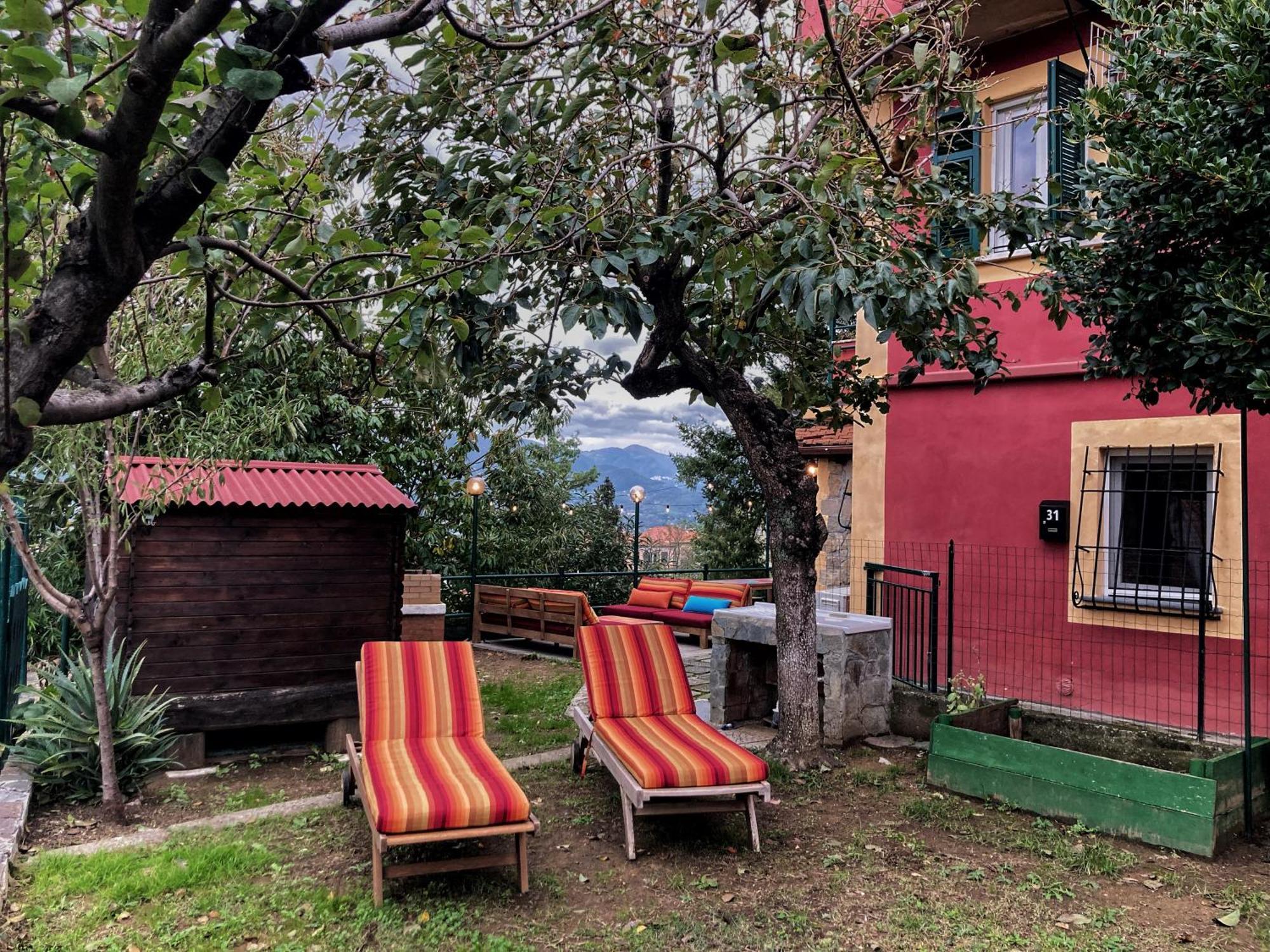 Vila La Casa Rossa Arcola Con Vista Exteriér fotografie